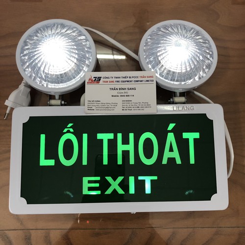 Đèn sự cố kết hợp Exit 2in1