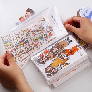 Sổ lưu trữ/ sổ chiết sticker bản Dupe Daiso Hàn | Samy Study Stationery