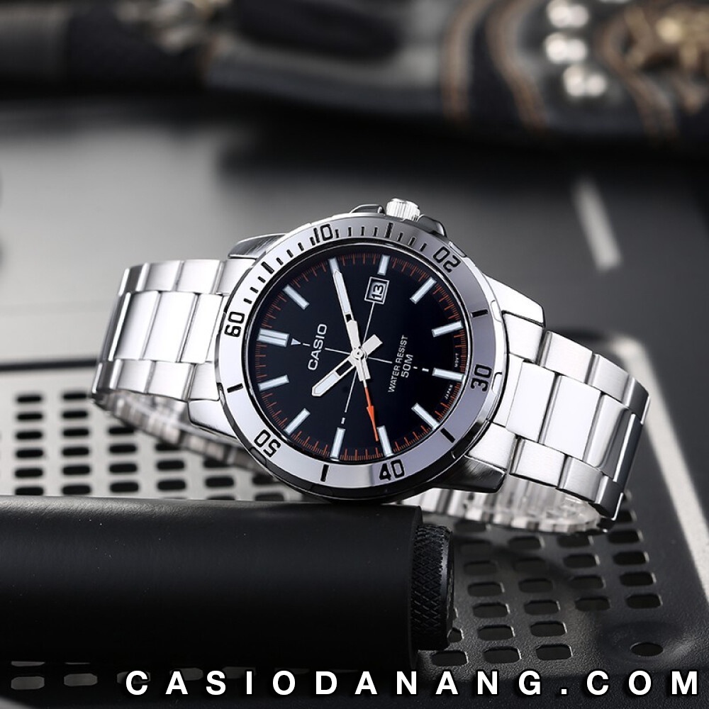 Đồng hồ nam dây kim loại Casio Standard chính hãng Anh Khuê MTP-VD01D-1E2VUDF (45mm)