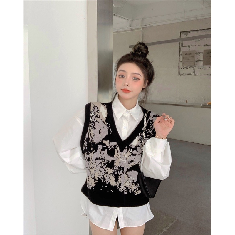 Áo khoác len cộc tay