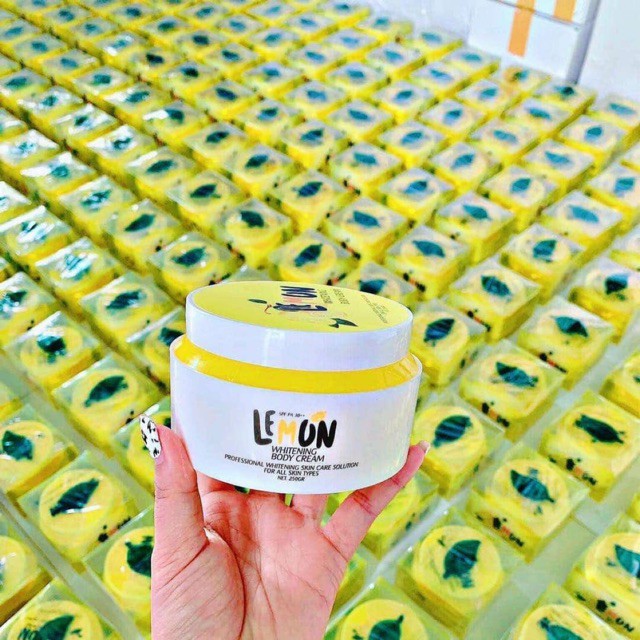 Kem Body Lemon Qlady Dưỡng Trắng Hồng Hào Chính Hãng