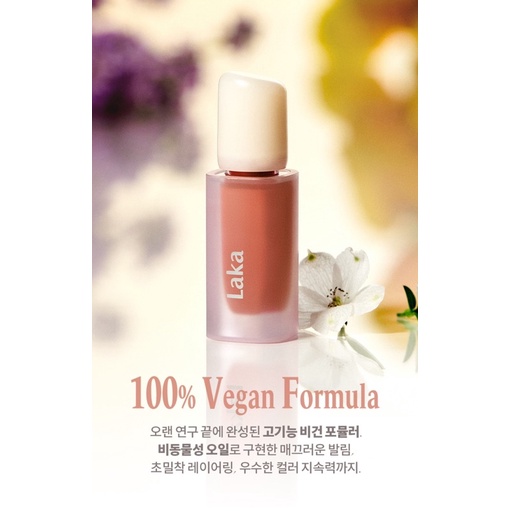 🌸SON THUẦN CHAY MỚI-LAKA 🌸 SON KEM LÌ TINT LAKA FLOWER CAPTURE TINT