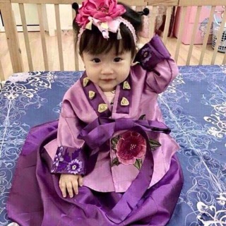 Bộ hanbok Hàn quốc cho bé gái