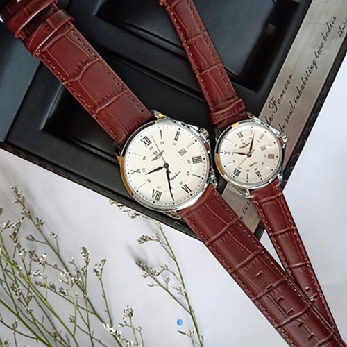 Đồng Hồ Đôi SRWatch SG3003.4102CV &amp; SL3003.4102CV mặt kính sapphire chính hãng thanh