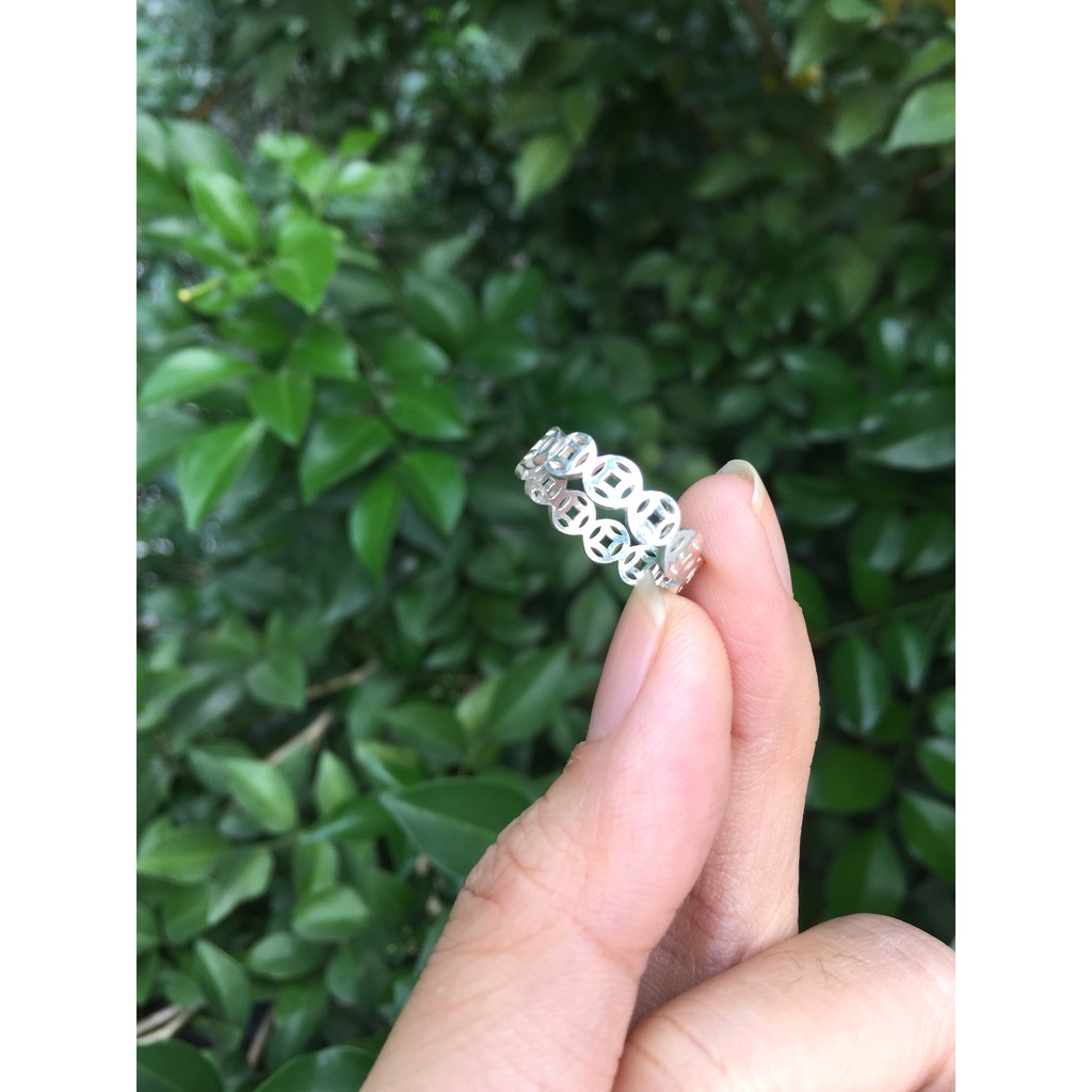 - Nhẫn Bạc kim tiền - [ Tặng hộp đẹp]