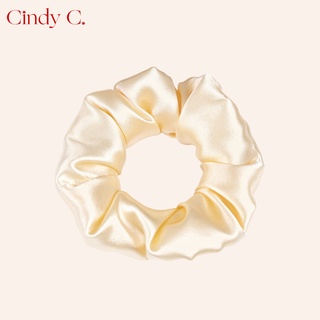 Dây buộc tóc scrunchies CINDY C Chất Liệu Lụa Cao Cấp kiểu dáng Basic S21846 và nơ