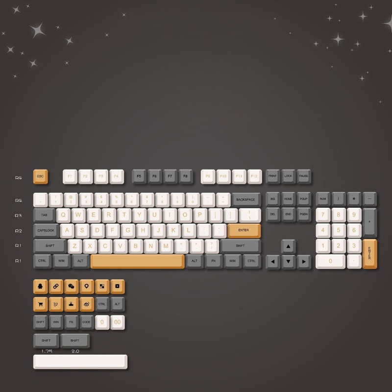 Bộ Nút Bấm Thay Thế Cho Cherry MX GK61 64 84 96 La