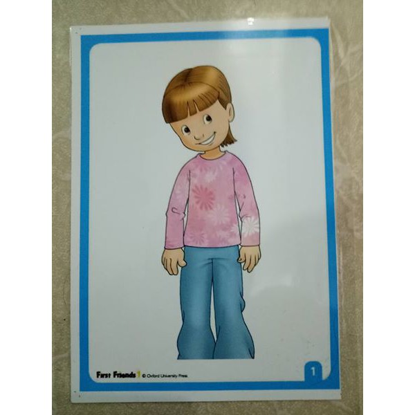 Flashcard First friends 1 ép plastic