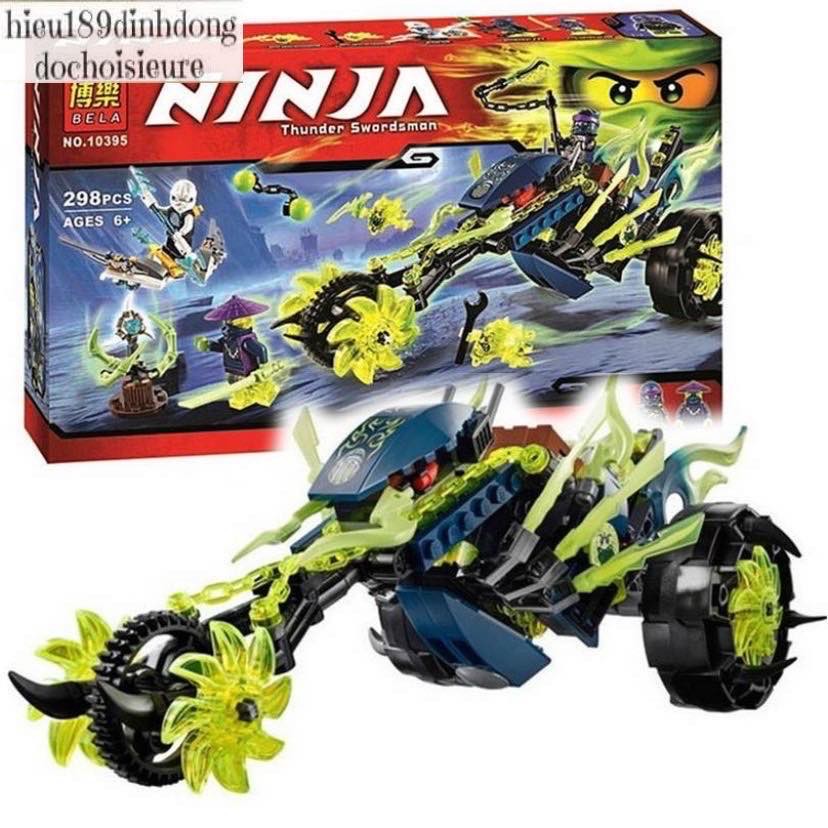 Lắp ráp xếp hình Lego Ninjago Xe máy của các ninja (Có hình ảnh và số mảnh cho khách chọn)