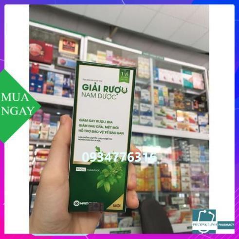 Viên giải say nam dược 1 vỉ 6 viên