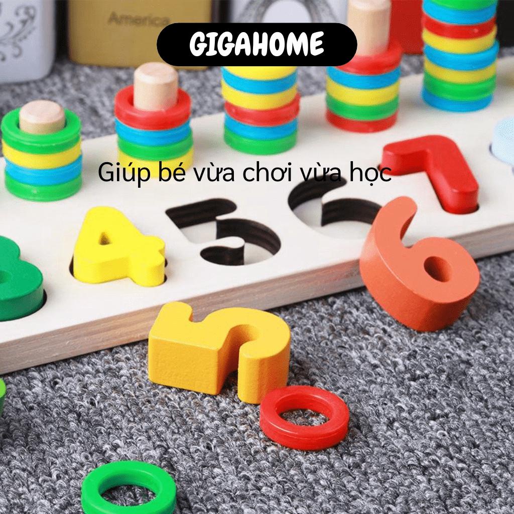 Bảng số cho bé   GIÁ VỐN]   Bảng gỗ ghép số hoặc hình cho bé (2 mẫu số hoặc hình) an toàn khi chơi, màu sắc bắt mắt 63