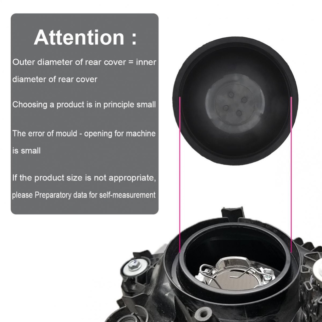 Nắp Cao Su Kín Đáo Cho Đèn Pha Xenon / Đèn Pha LED / Đèn Pha Retrofit