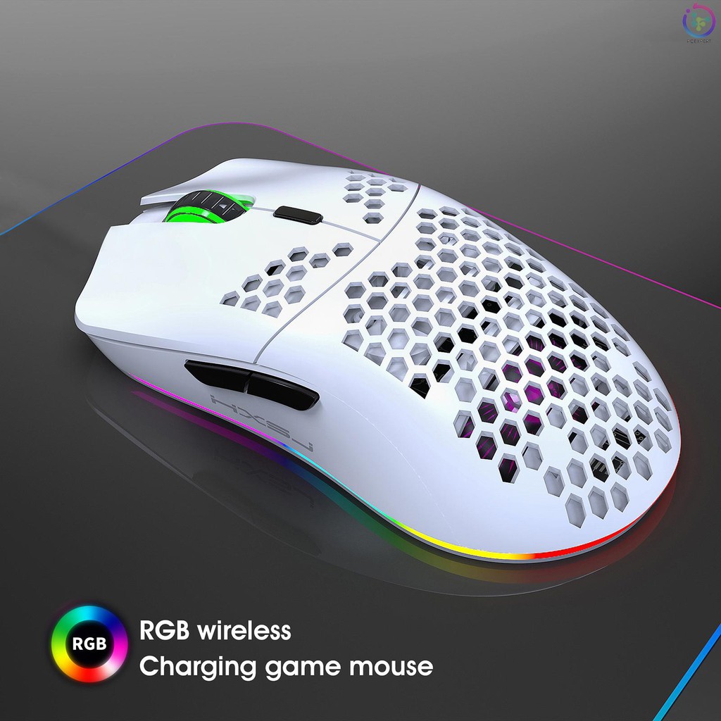 Chuột Gaming Hxsj T66 Rgb 2.4g Không Dây Chuyên Dụng Cho Game Thủ