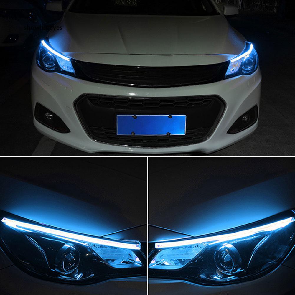 1 dải đèn LED ban ngày siêu mỏng 30 / 45 / 60cm cho xe hơi