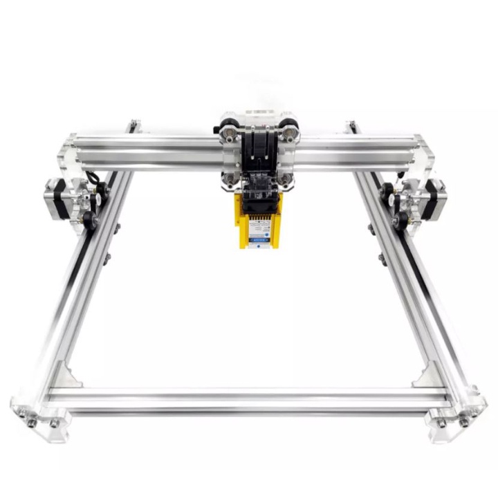 Combo Máy Khắc Laser CNC Mini 30x40 3040 S1- Màu Bạc + Đầu Laser Tùy Chọn