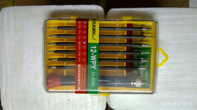 Bộ tô vít 12 đầu 6006H Kawh