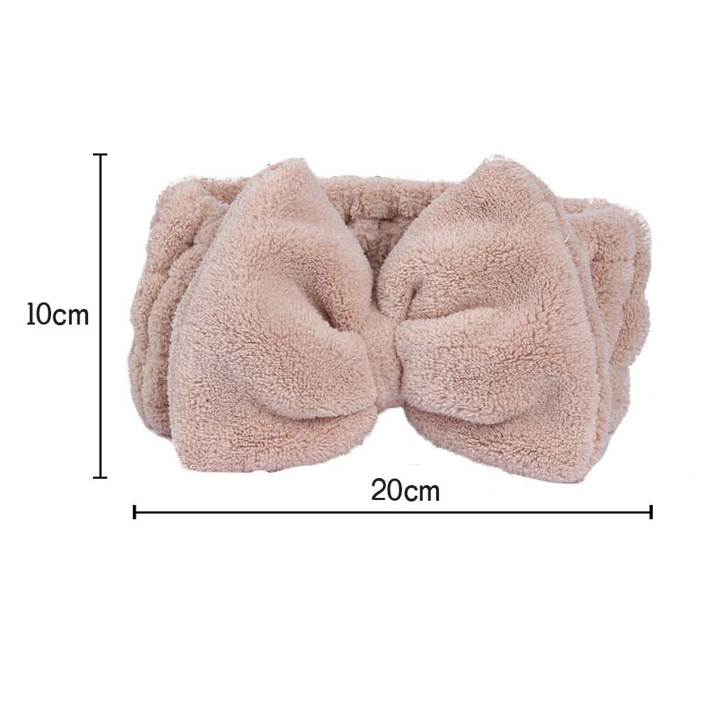 Băng đô trang điểm đính nơ đáng yêu cho nữ