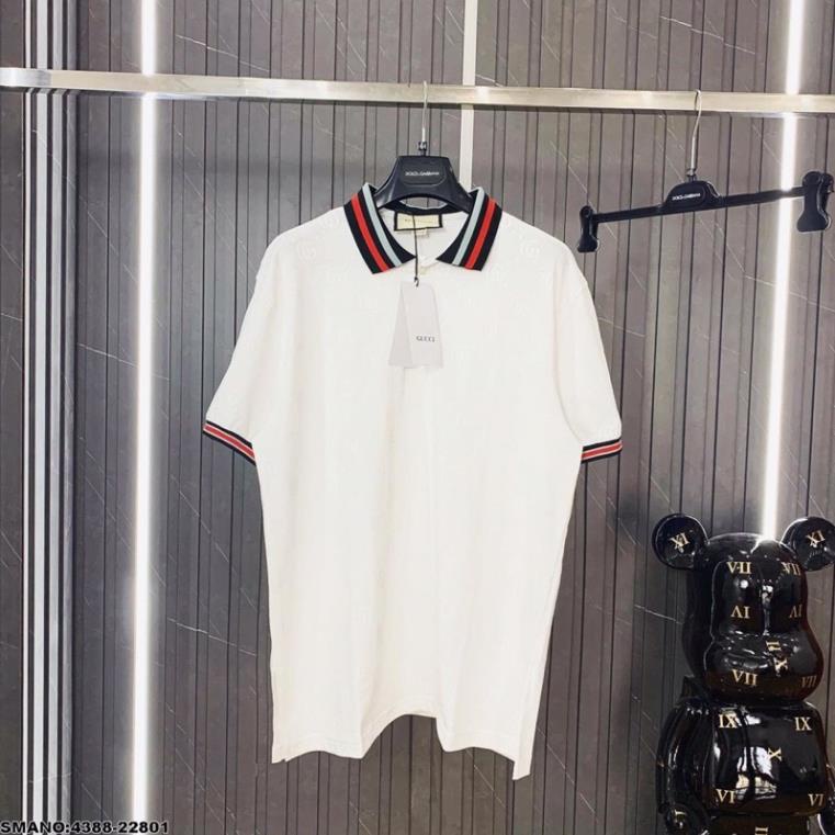 [Sẵn Hàng] Áo Polo Nam GC Vân Chìm, Viền Cổ - Áo GC Nam Vân Chìm Cao Cấp