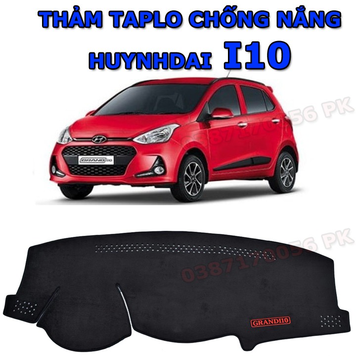 [i10]THẢM CHỐNG NÓNG TAPLO NHUNG XE HUYNHDAI I10