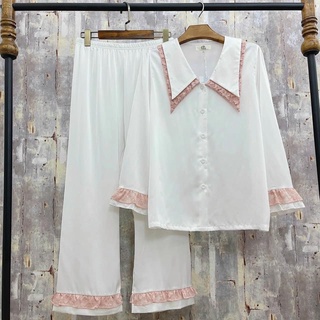 ĐỒ BỘ PYJAMA NỮ LỤA LATIN THIẾT KẾ REN
