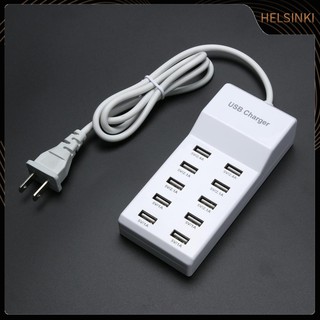 Ổ Cắm Sạc 10 Cổng Usb Thiết Kế Tiện Dụng Chất Lượng Cao