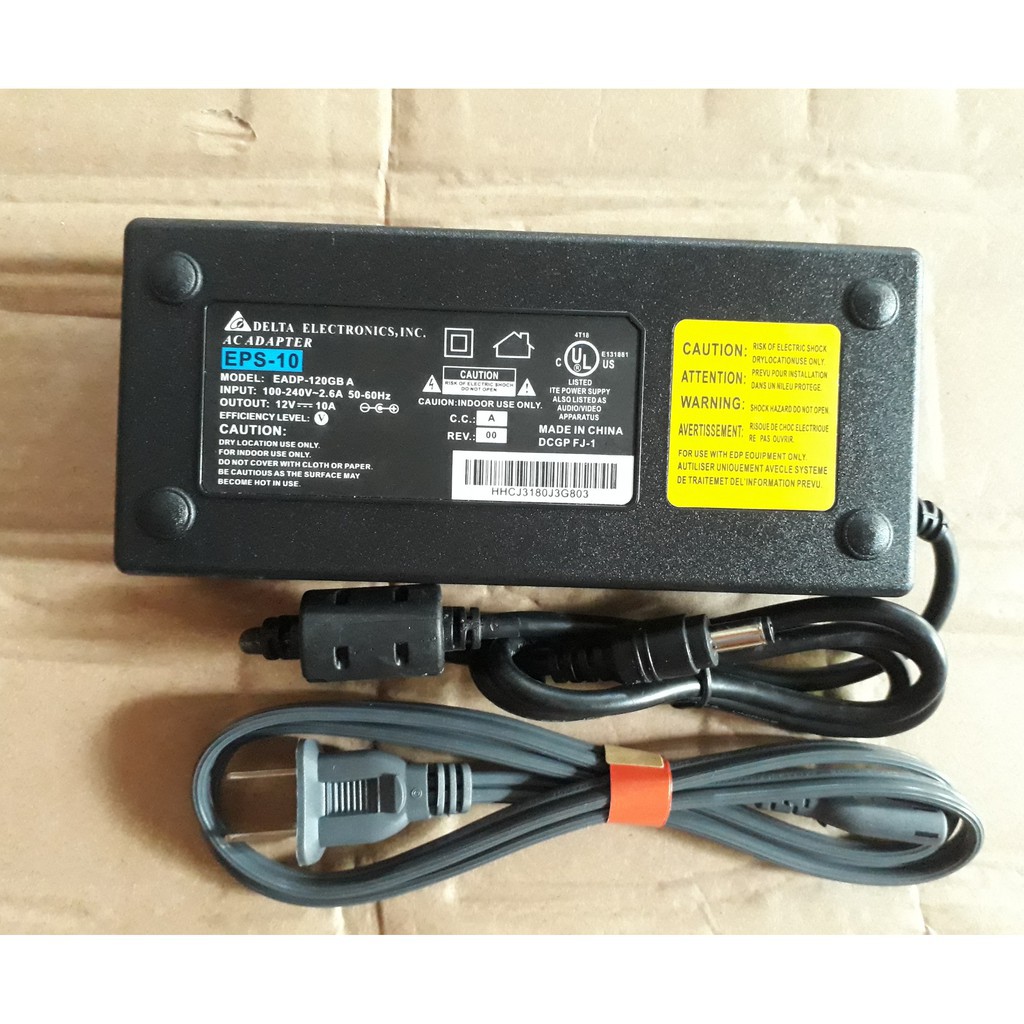 Nguồn Adapter Delta 12V-10ALDC đa năng