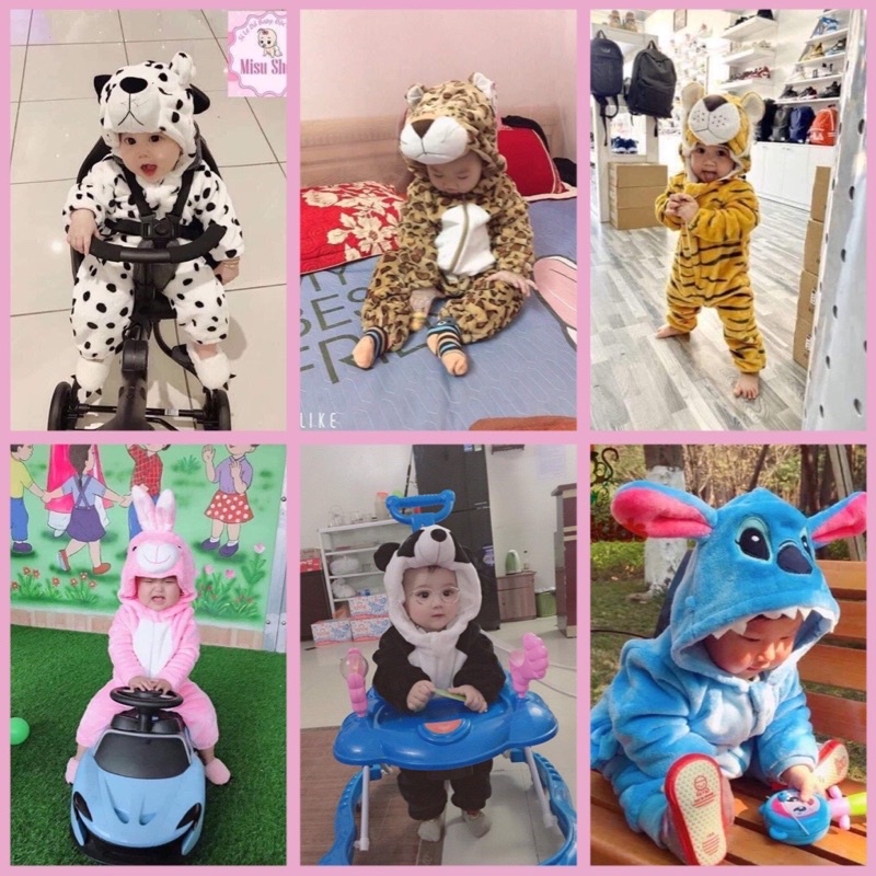 Body thú lông cho bé