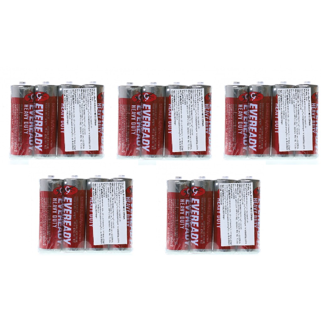 20 Viên Pin Tiểu AA Eveready Mèo 1.5V (Nhập Khẩu Indonesia) (Không rò rỉ)