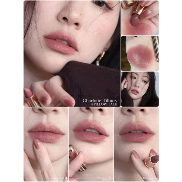 - Son Charlotte Tilbury màu Pillow Talk  full box bill US