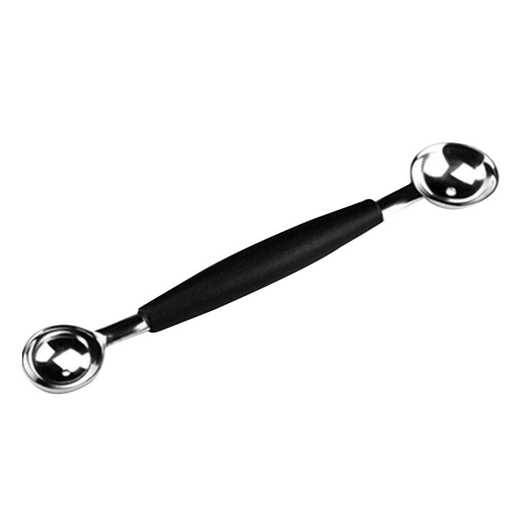 Muỗng Múc Kem / Trái Cây Cầm Tay Bằng Nhựa Và Inox Tiện Dụng Cho Nhà Bếp