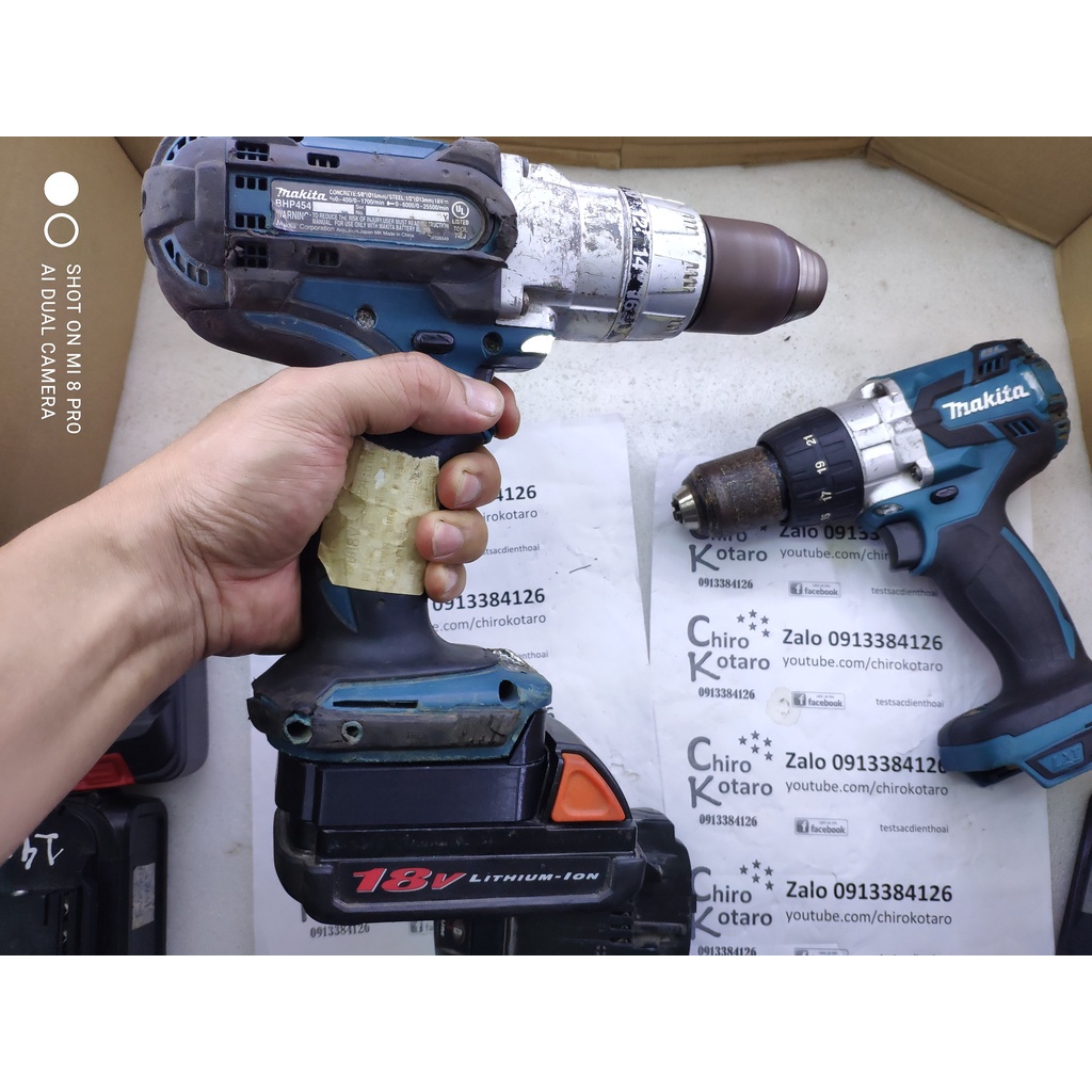 Đế chuyển chân pin máy Makita, máy tàu 18V-21V loại 2 chân và 3 chân sang dùng pin Milwaukee M18