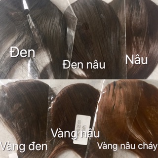 LOẠI 1  - Tóc giả - tóc mái thưa có sợi mai bas