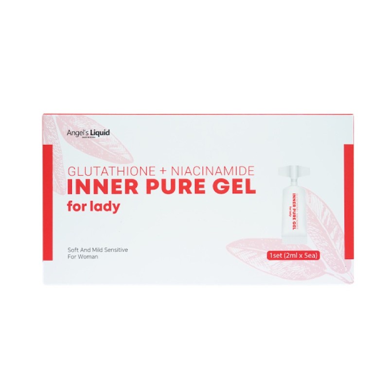 Hộp 15 ống Siêu tinh chất làm Hồng Se Khít Vùng Kín ANGEL'S LIQUID GLUTATHIONE PLUS NIACINAMIDE INNER PURE GEL