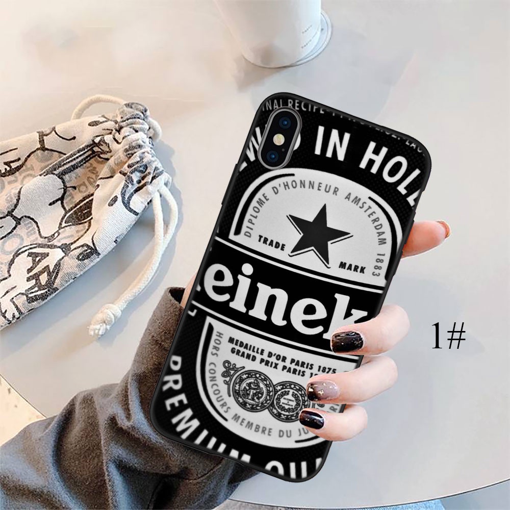 Ốp điện thoại silicon mềm hình logo Heineken Usi65 thích hợp cho Iphone 13 12 Pro Max Mini Xs Max X