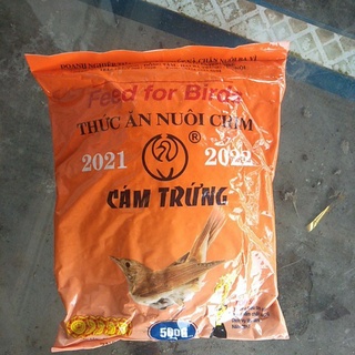 Combo 2 bịch Cám trứng Ba Vì (không tem) 500g- Thức ăn chim