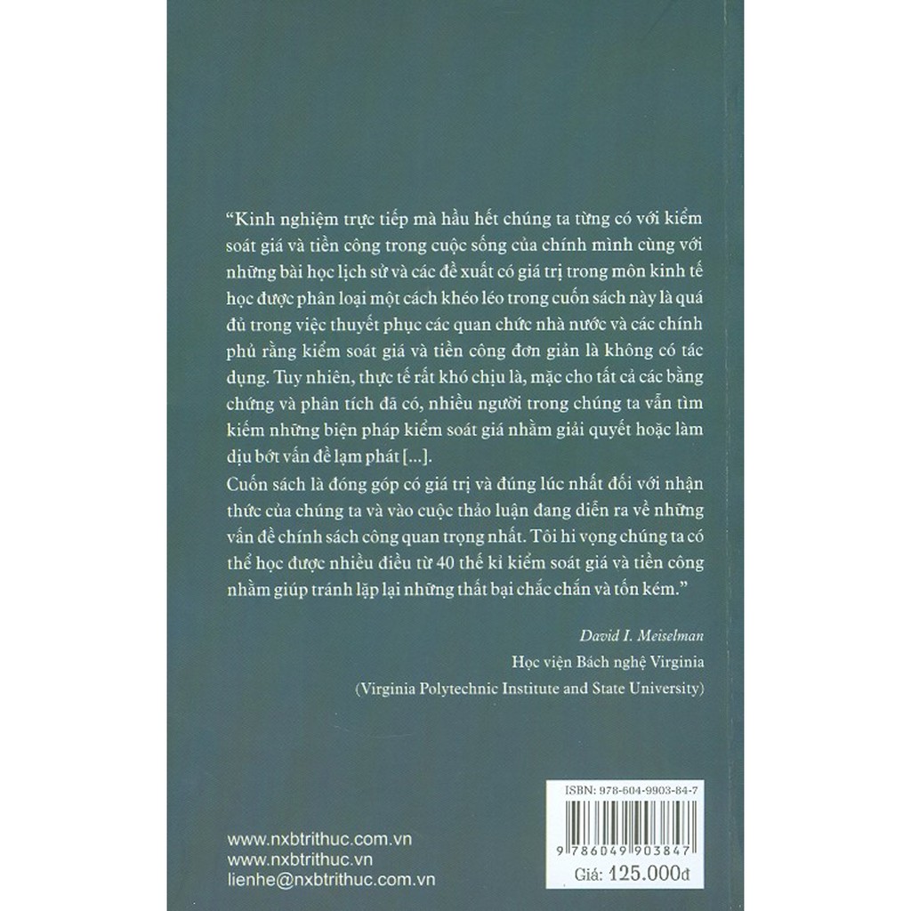 Sách - 40 Thế Kỉ Kiểm Soát Giá Và Tiền Công