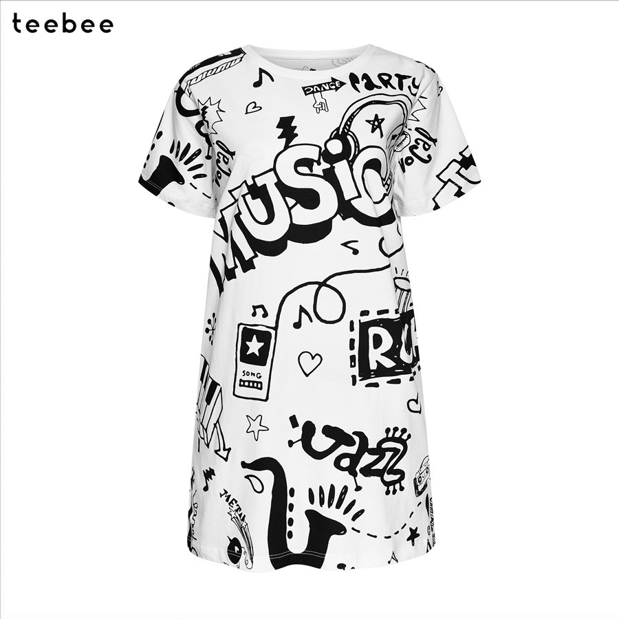 Đầm thun nữ thời trang TeeBee DTB020, form suông FreeSize | Shopee Viêt Nam