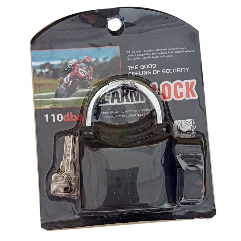 Ổ Khóa Chống Trộm Cao Cấp Alarm Lock 110DBA Có Còi Báo Động