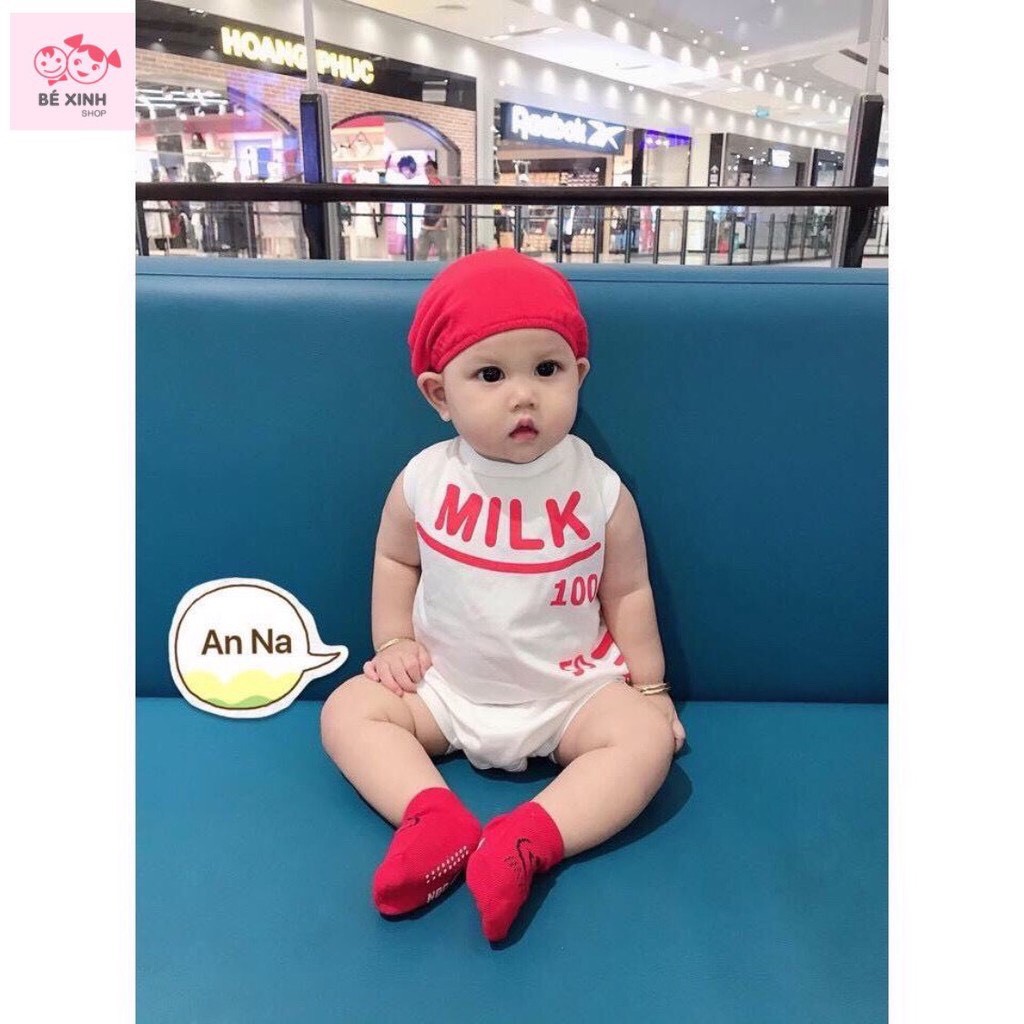 [ Mua 1 tặng 1]set bodysuit thú bé sơ sinh 3-16kg