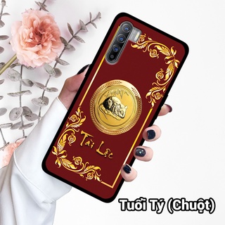 Ốp điện thoại OPPO RENO 3 in hình 12 con giáp,phong thủy,bền đẹp – lưng kính tráng gương viền dẻo