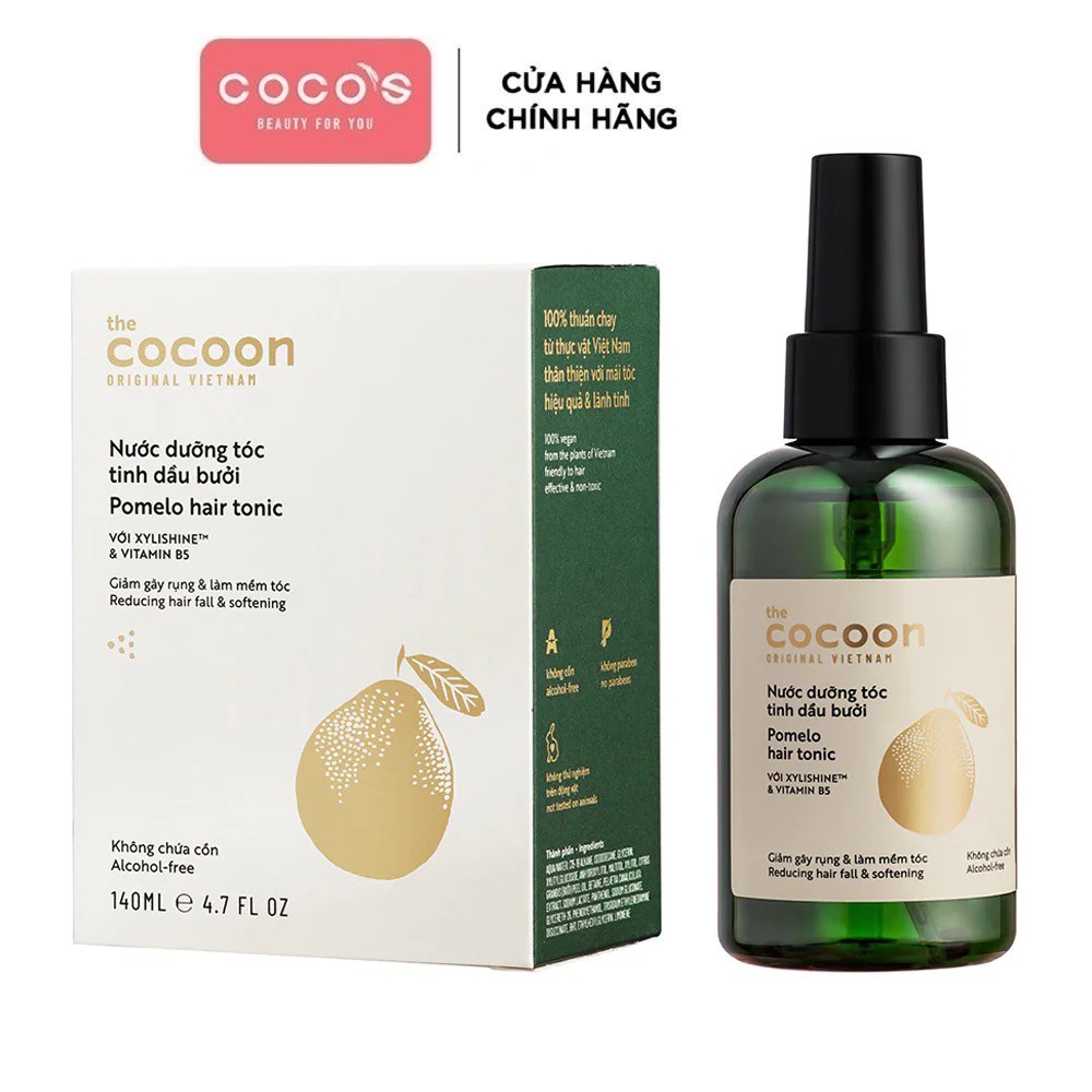 Nước Dưỡng Tóc Tinh Dầu Bưởi Cocoon 140ml | BigBuy360 - bigbuy360.vn