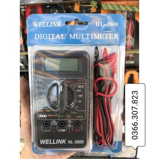 Đồng hồ vạn năng số bỏ túi Wellink HL-3000 nhỏ gọn
