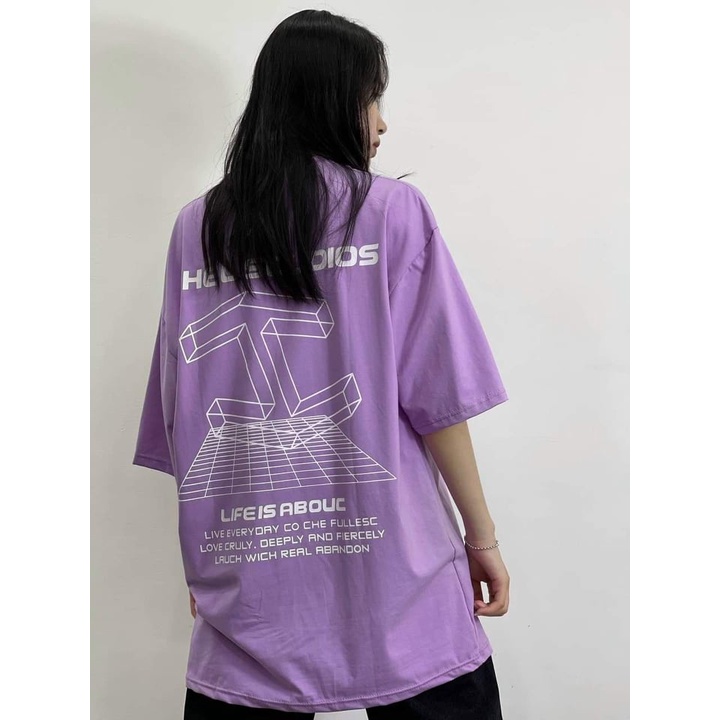 Áo thun tay lỡ Unisex The L Studios cực ngầu