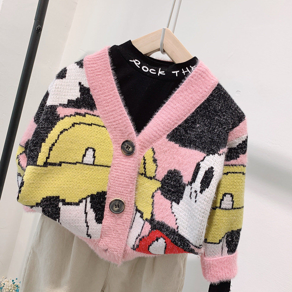 Áo Sweater phong cách Hàn Quốc thời trang mùa thu cho bé gái