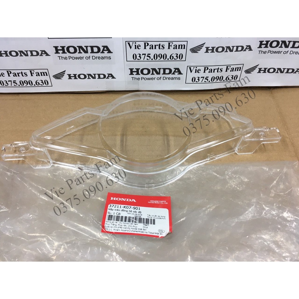 MẶT KÍNH ĐỒNG HỒ WAVE RSX 110 2012-2013 / WAVE SIÊU NHÂN, HÀNG CHÍNH HÃNG HONDA