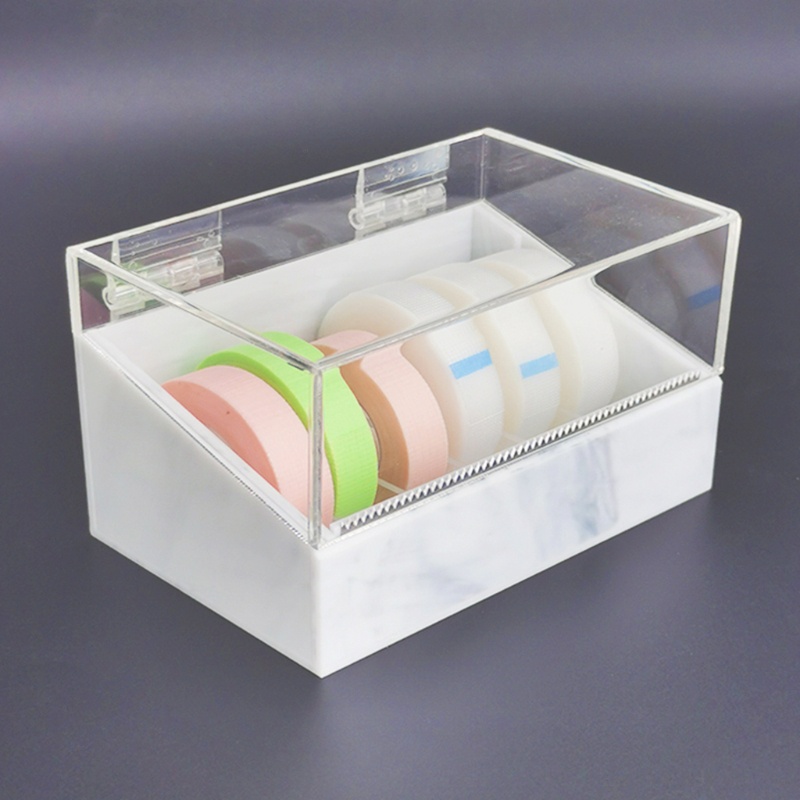 6 Cuộn Băng Keo Dán Mi Bằng Acrylic Nhiều Ngăn Chống Bụi