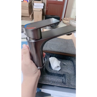 lavabo eo đen mỏ dài cao cấp