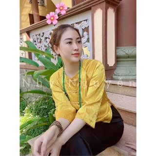 BÀ BA GẤM VÂN HOA HỒNG CAO CẤP