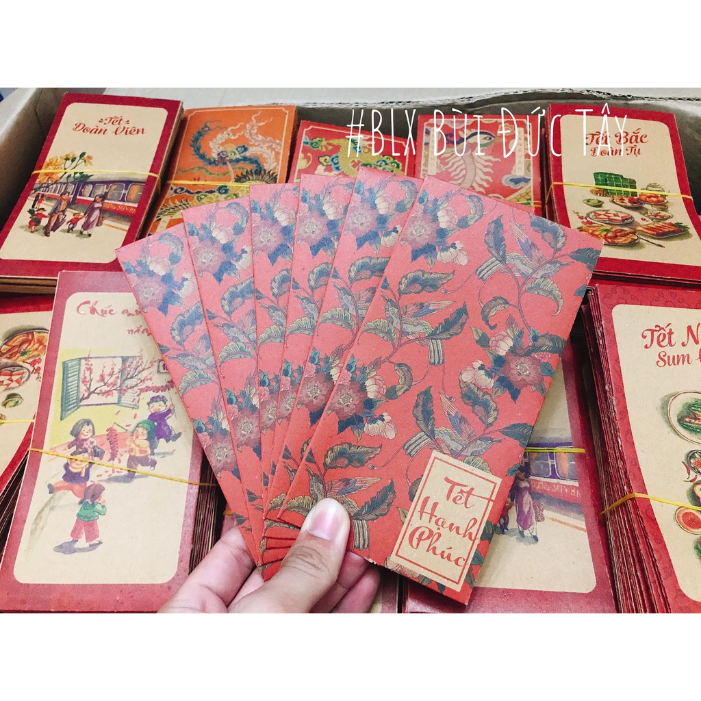 Set 120 bao lì xì Vintage | BigBuy360 - bigbuy360.vn