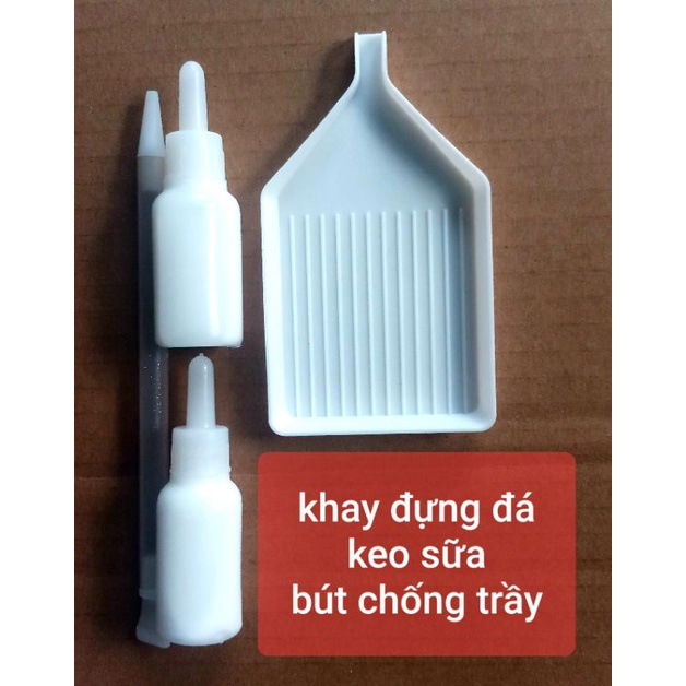 Set combo dụng cụ làm tranh đá